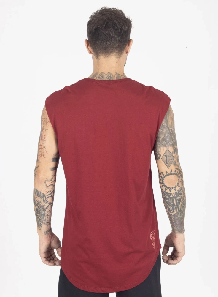 Regata Crown Japonesa Bodybuilder Bordô Regata Crown Japonesa Bodybuilder Bordô