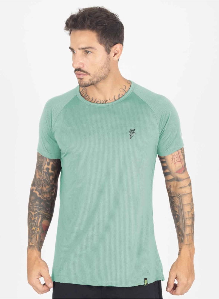 Camiseta Crown Dry Fit ice Classic Verde Menta