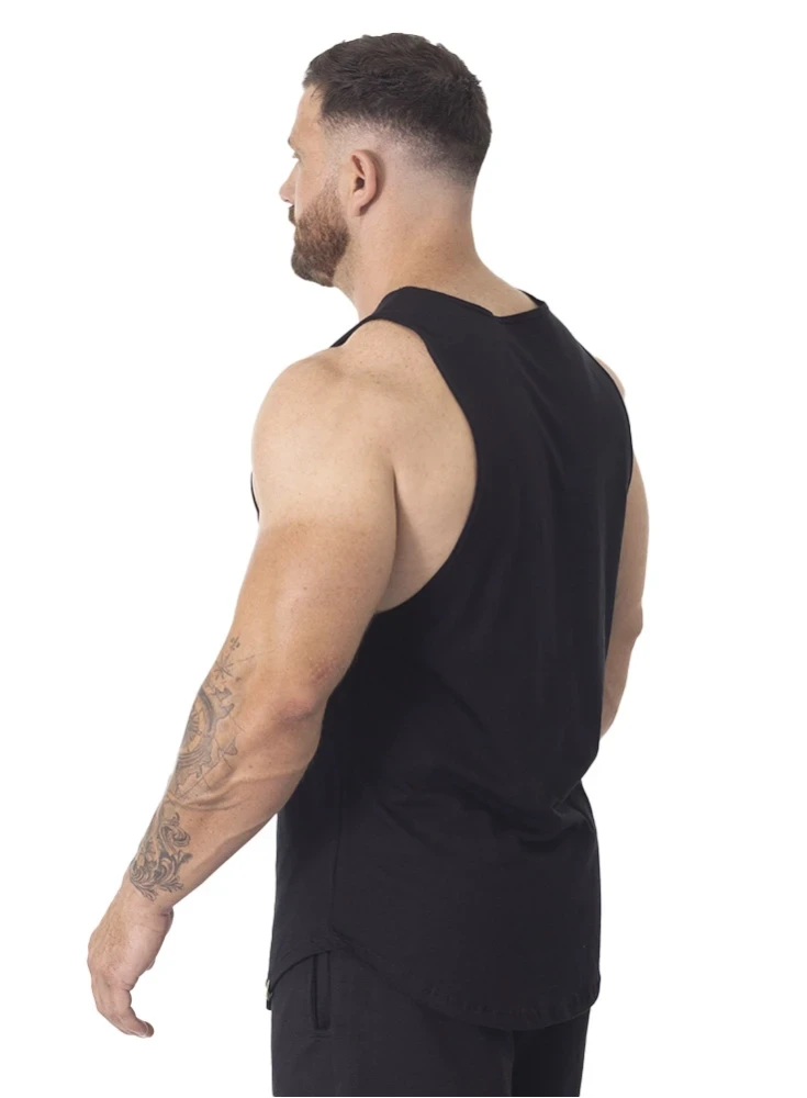 Regata Crown Tank Viciado no Pump  Preto 