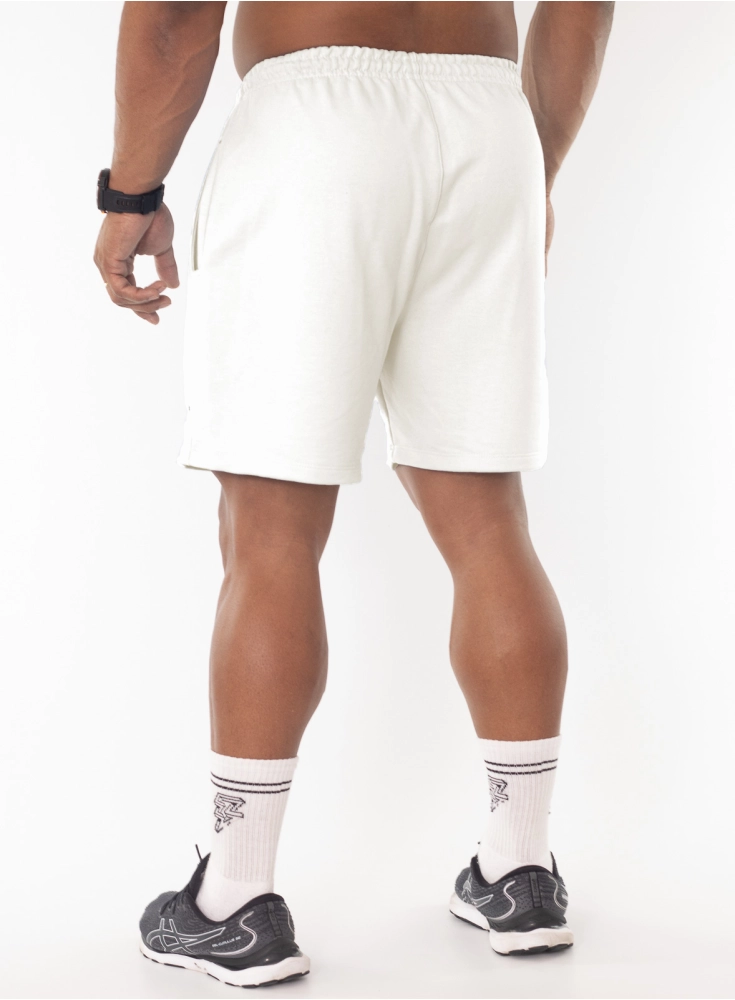 Bermuda Crown Moletom Curta Dark Off White