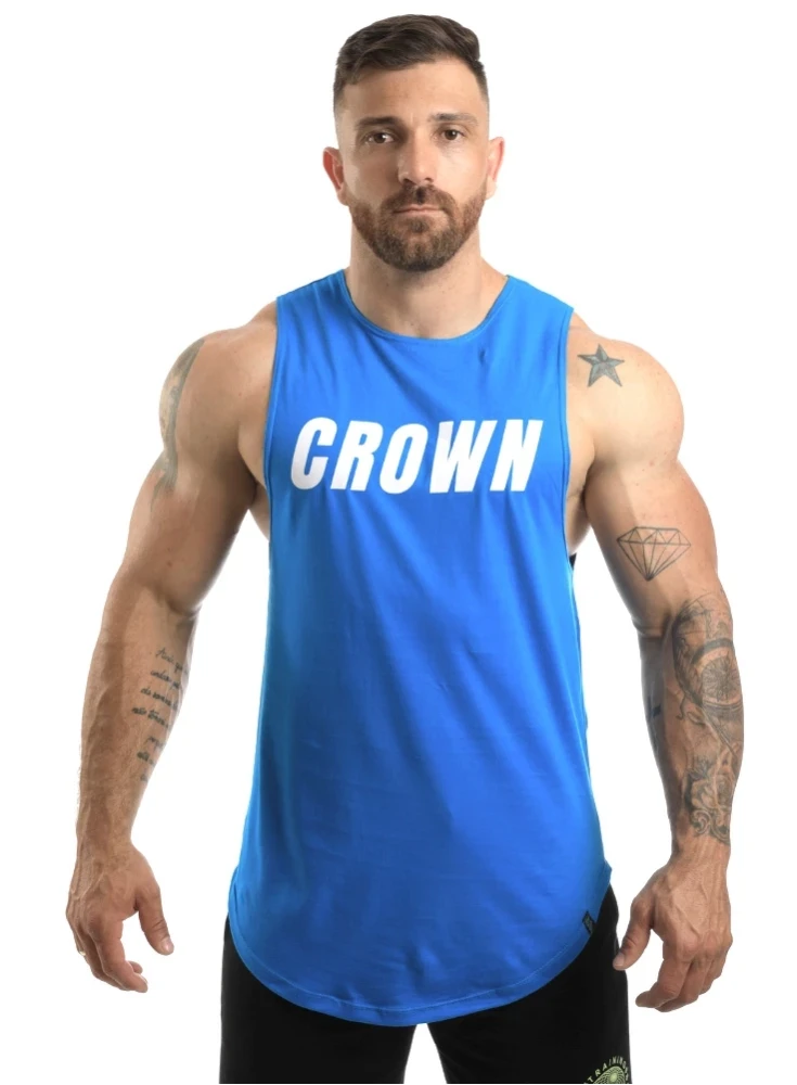 Regata Crown Tank Performance Azul