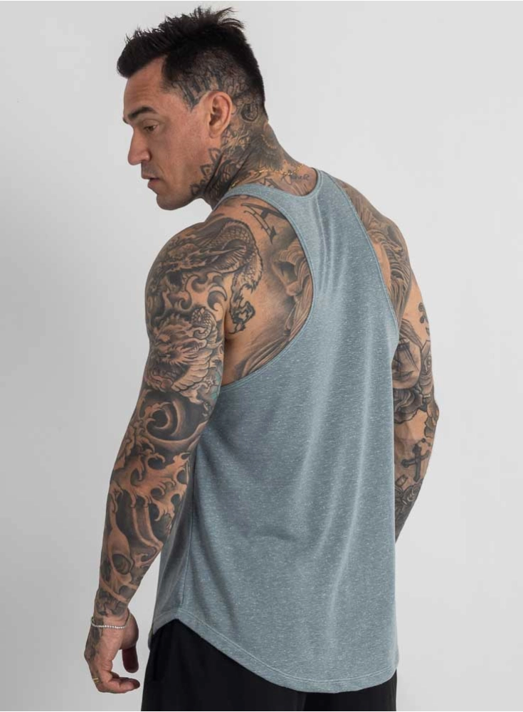 Regata Cavada Crown Beast Mescla Verde Acinzentado 