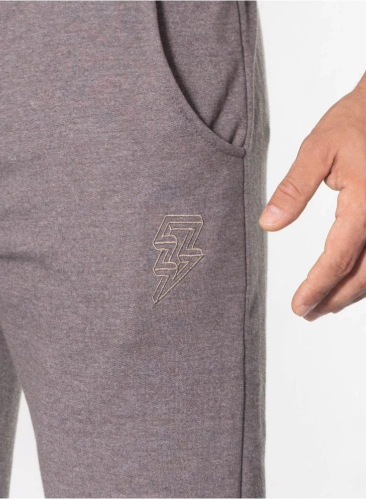 Calça Crown Training Moletom Raio Mescla Black Calça Crown Training Moletom Raio Mescla Black