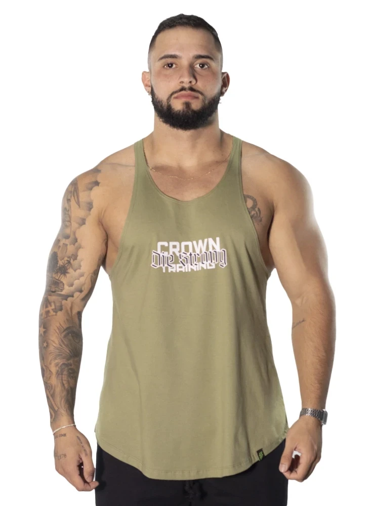 Regata Cavada Crown Training Die Strong Musgo
