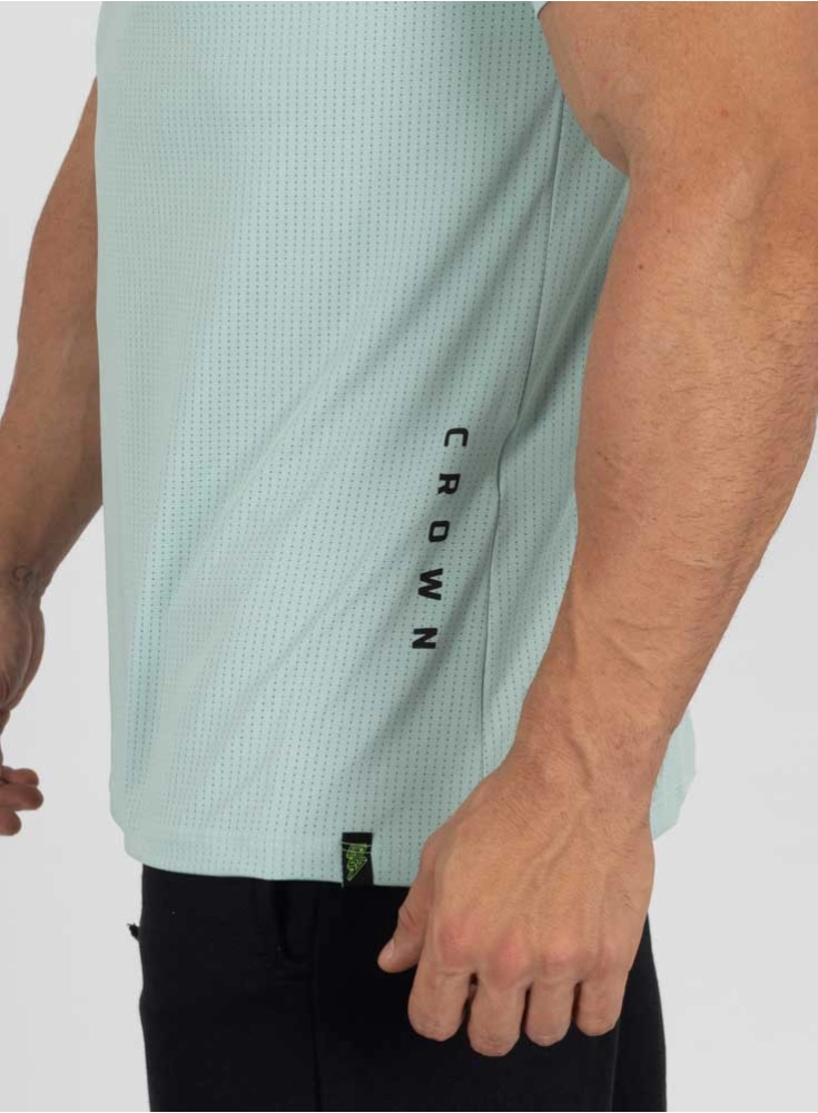 Camiseta Crown Dry Fit Ice Elemental Verde Menta