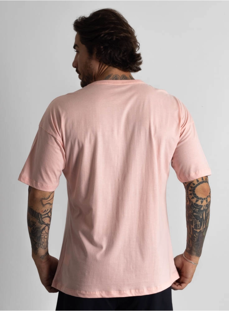 Camiseta Crown Over Graffs Rosa