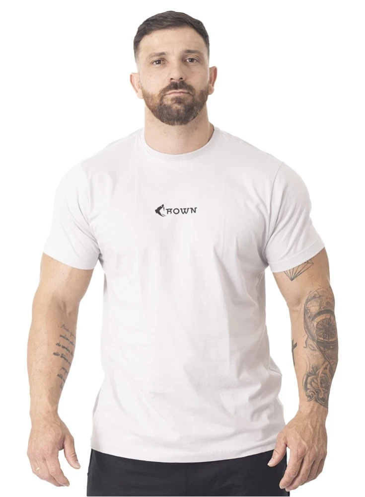 Camiseta Crown Training  Cobra  Cinza 