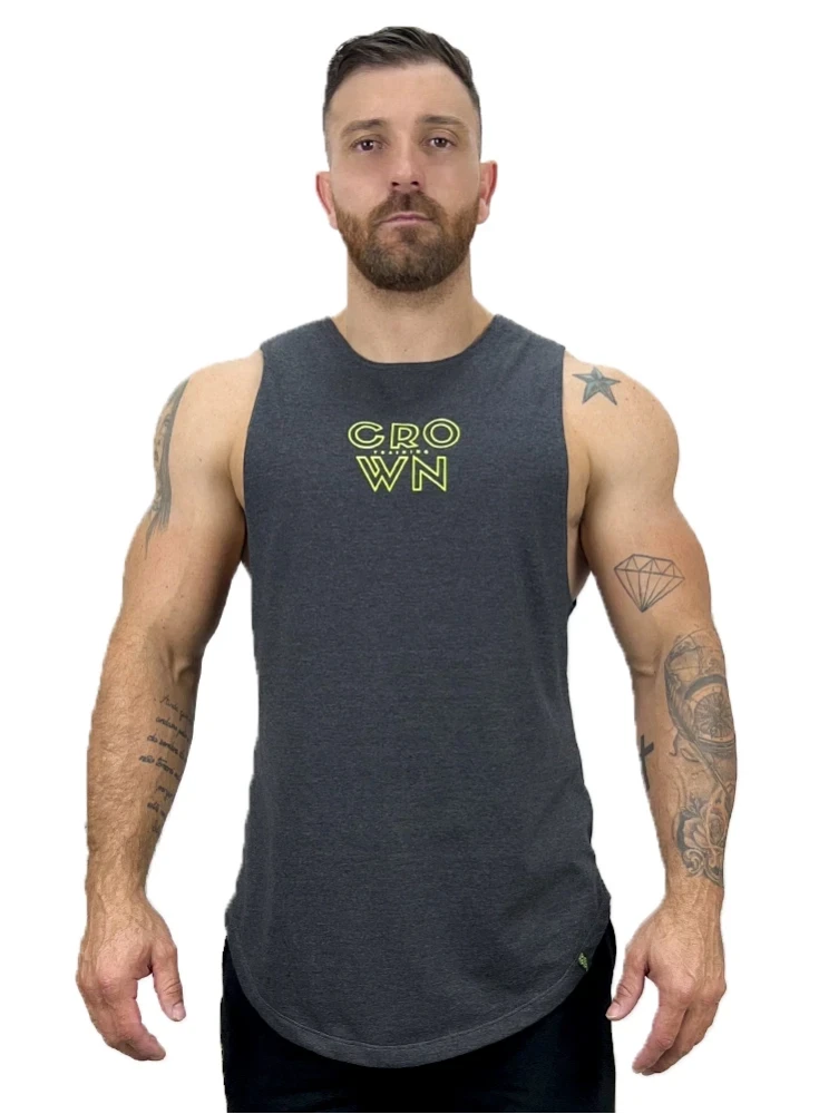 Regata Crown Tank Mescla Black