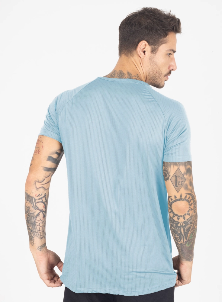 Camiseta Crown Dry Fit ice Classic Azul Bebê