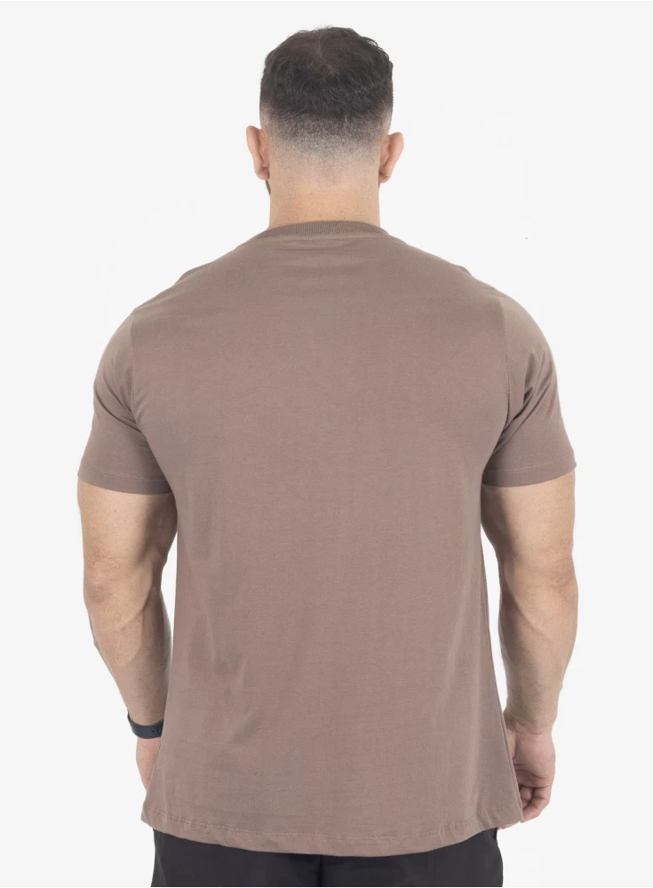 Camiseta Crown Training Bubble  Marrom Taupe 