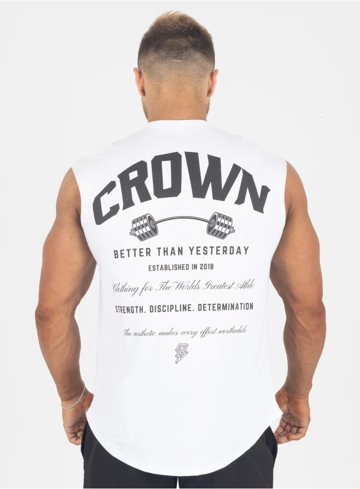 Regata Crown Japonesa Dumbbell  Branco 