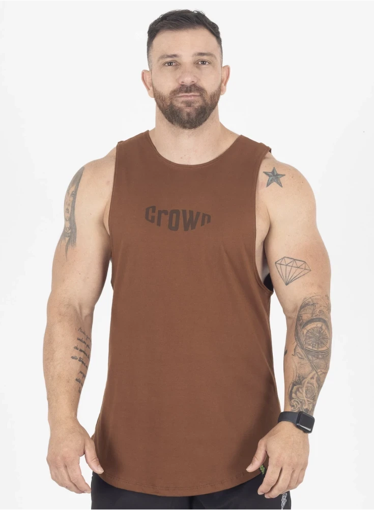 Regata Crown Tank Bubble  Marrom 