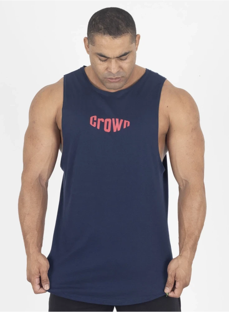 Regata Crown Tank Bubble  Azul Marinho 