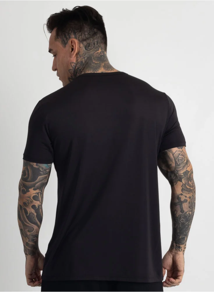 Camiseta Crown Polytech Preta Camiseta Crown Polytech Preta