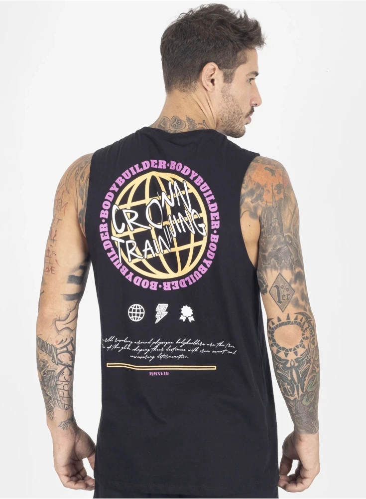 Regata Crown New Tank Globe  Preto 