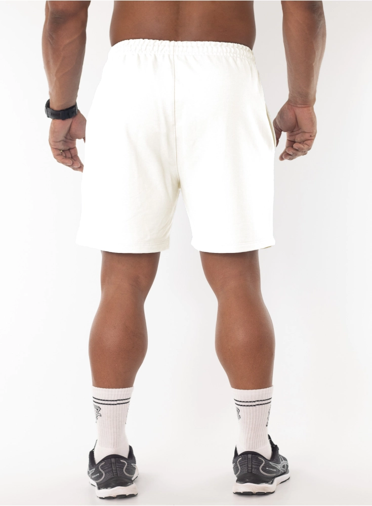 Bermuda Crown Moletom Curta Dark Off White