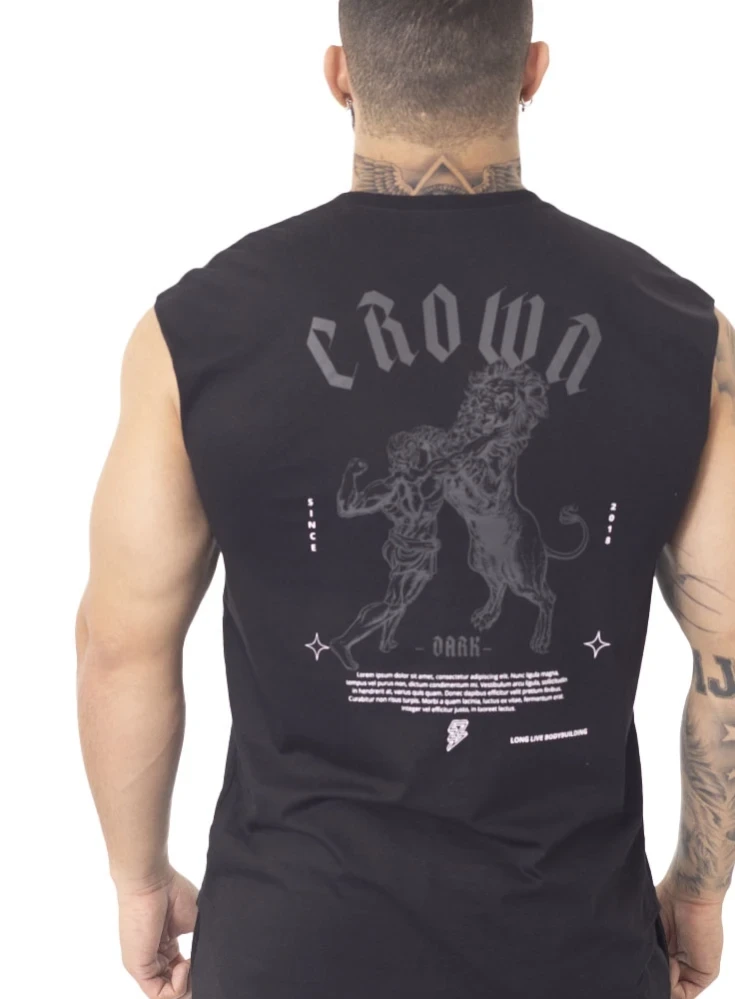 Regata Crown Training Japonesa Dark  Preto 