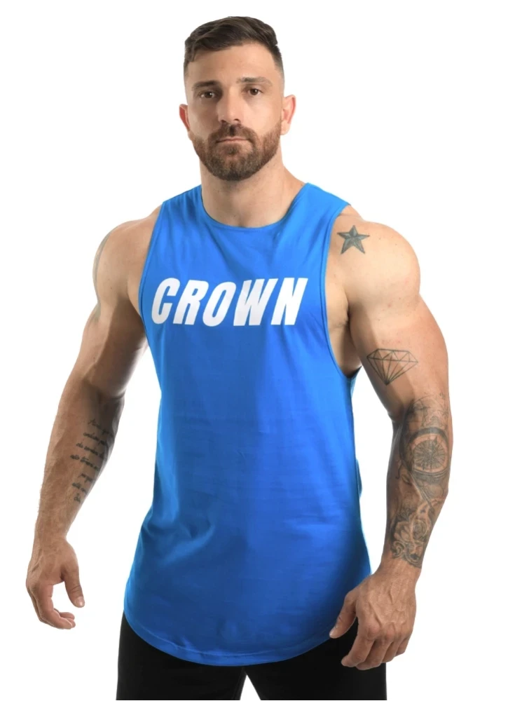 Regata Crown Tank Performance Azul