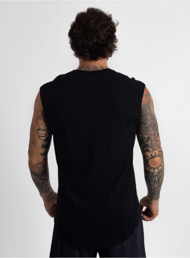 Regata Crown Japonesa Punk Preta Regata Crown Japonesa Punk Preta