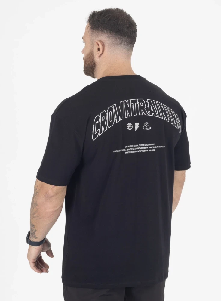 Camiseta Oversized Preta Conquest 