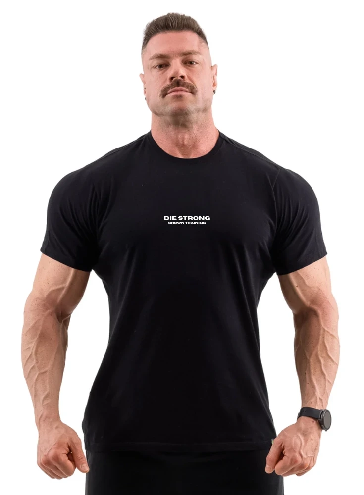 Camiseta Crown Training Die Strong Preta