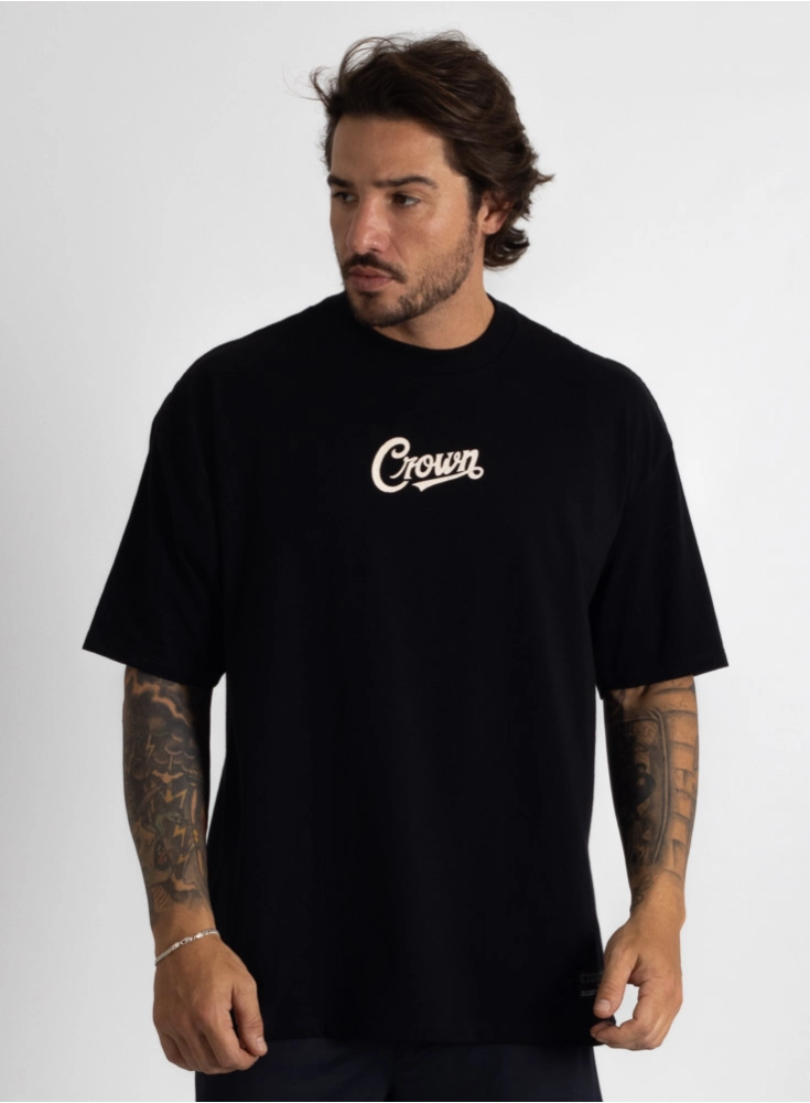 Camiseta Oversized Preta OldStyle