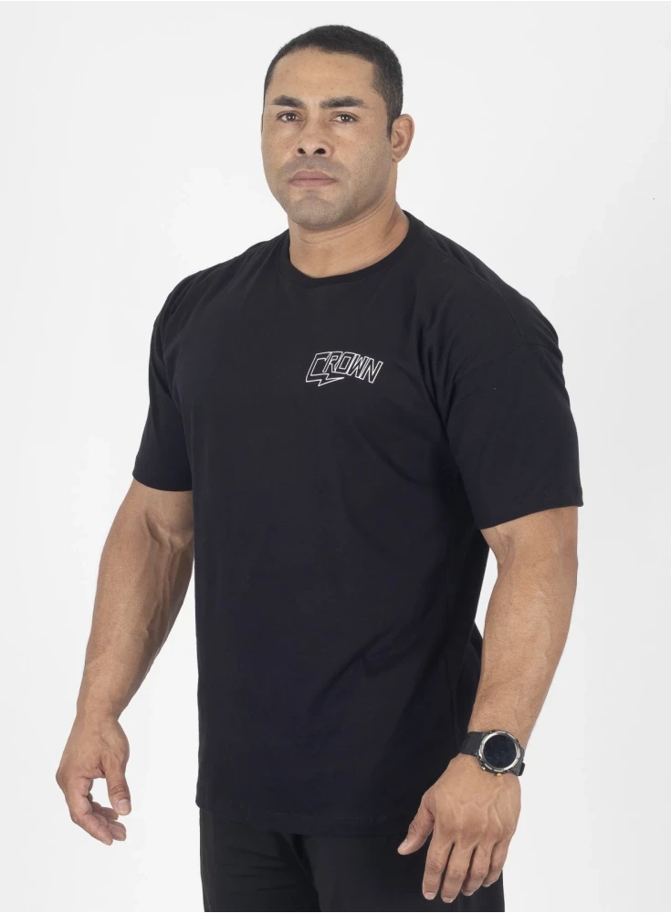 Camiseta Preta Over Spark 