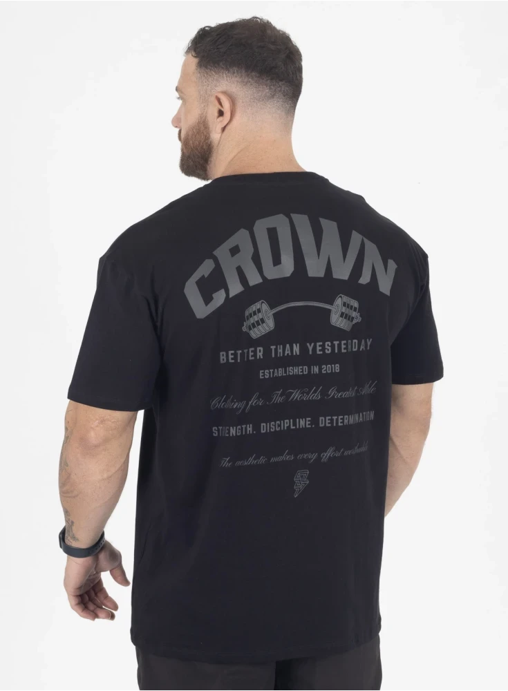 Camiseta Oversized Dumbbell  Preto 