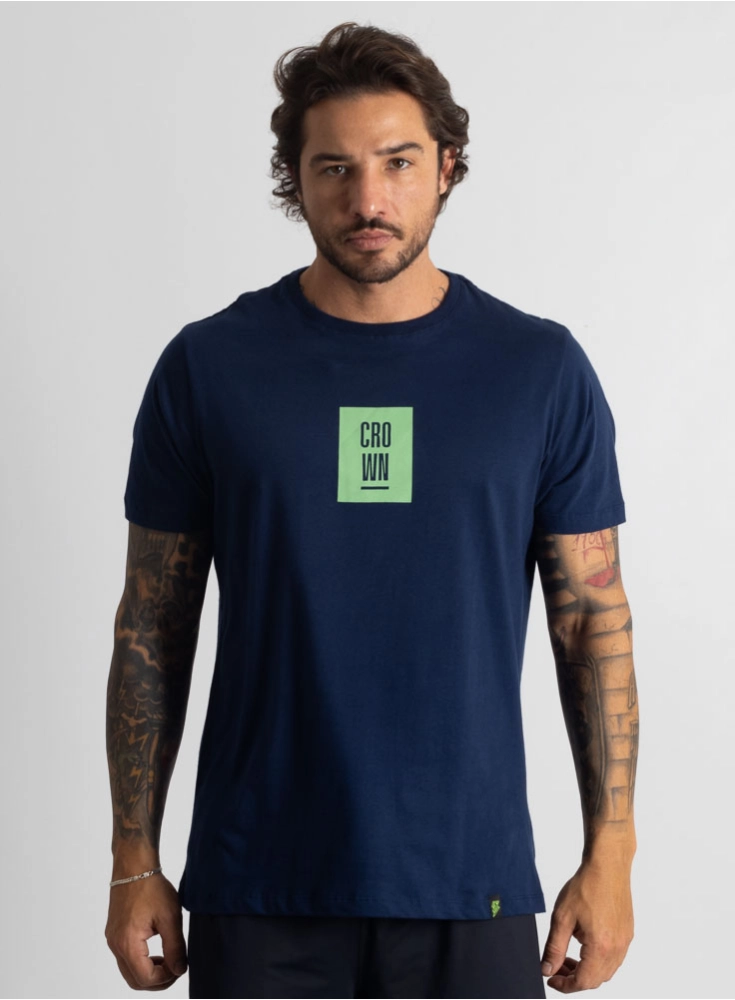 Camiseta Crown Training Azul Marinho