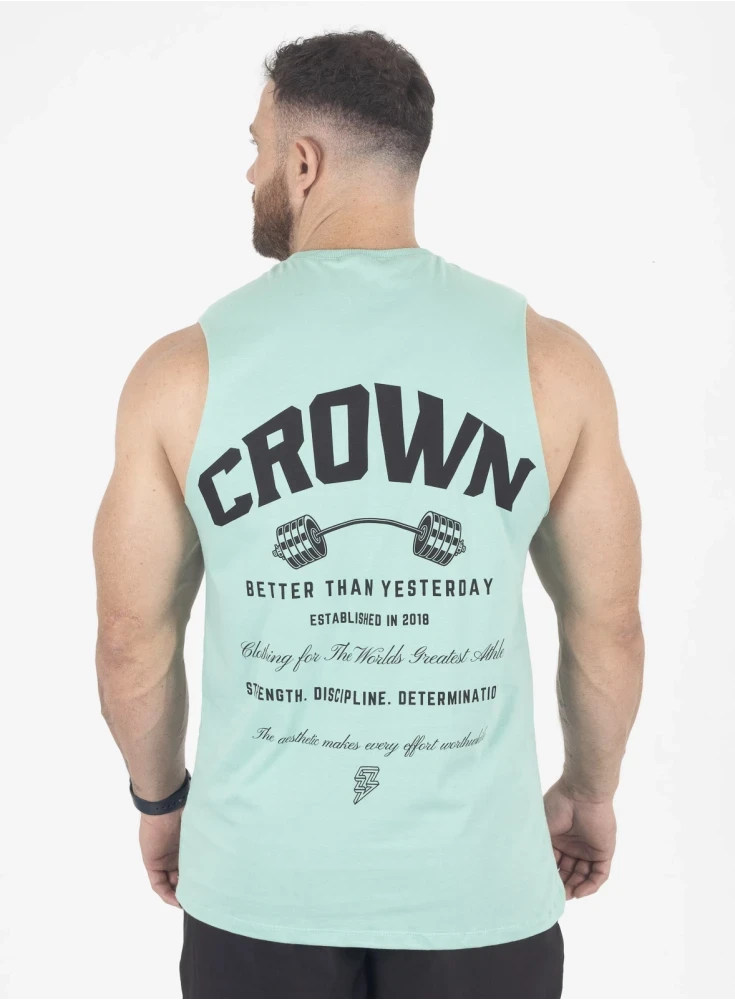 Regata Crown New Tank Dumbbell  Verde Claro 
