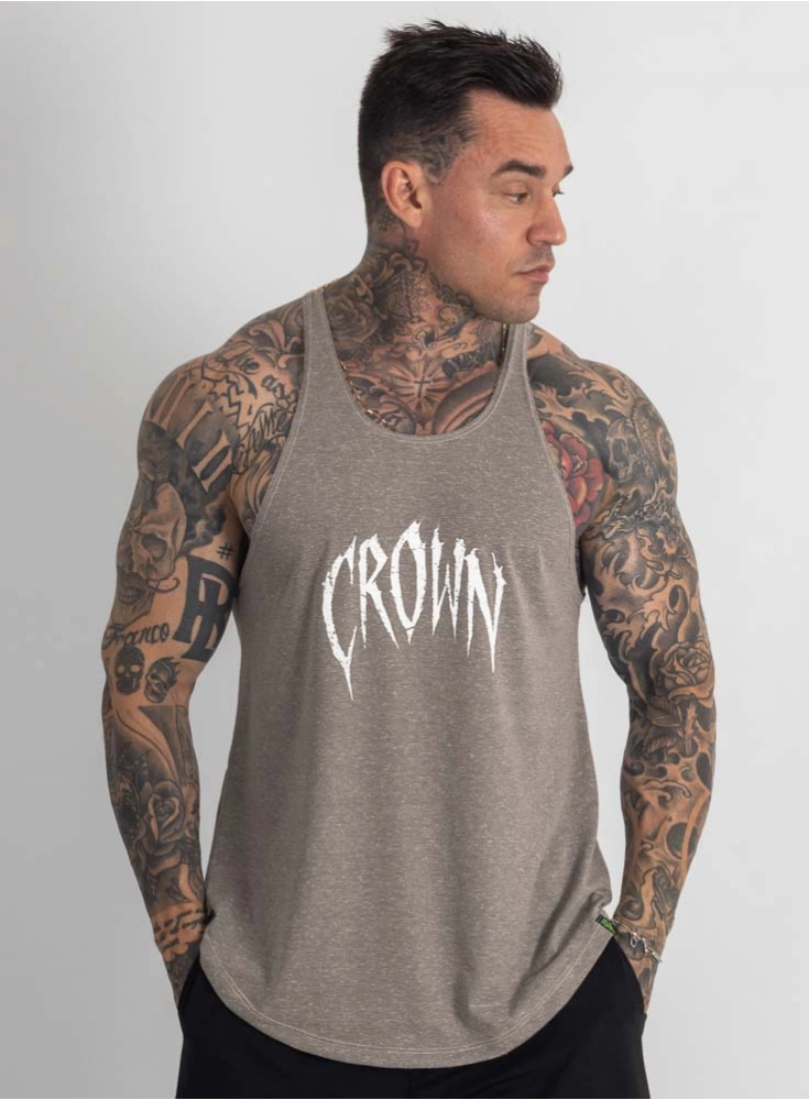 Regata Cavada Crown Beast Mescla Taup&ecirc;