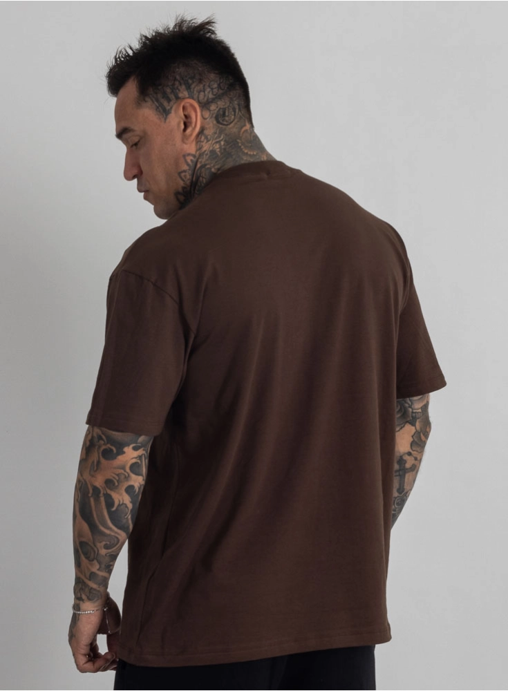 Camiseta Oversized Base Marrom Camiseta Oversized Base Marrom