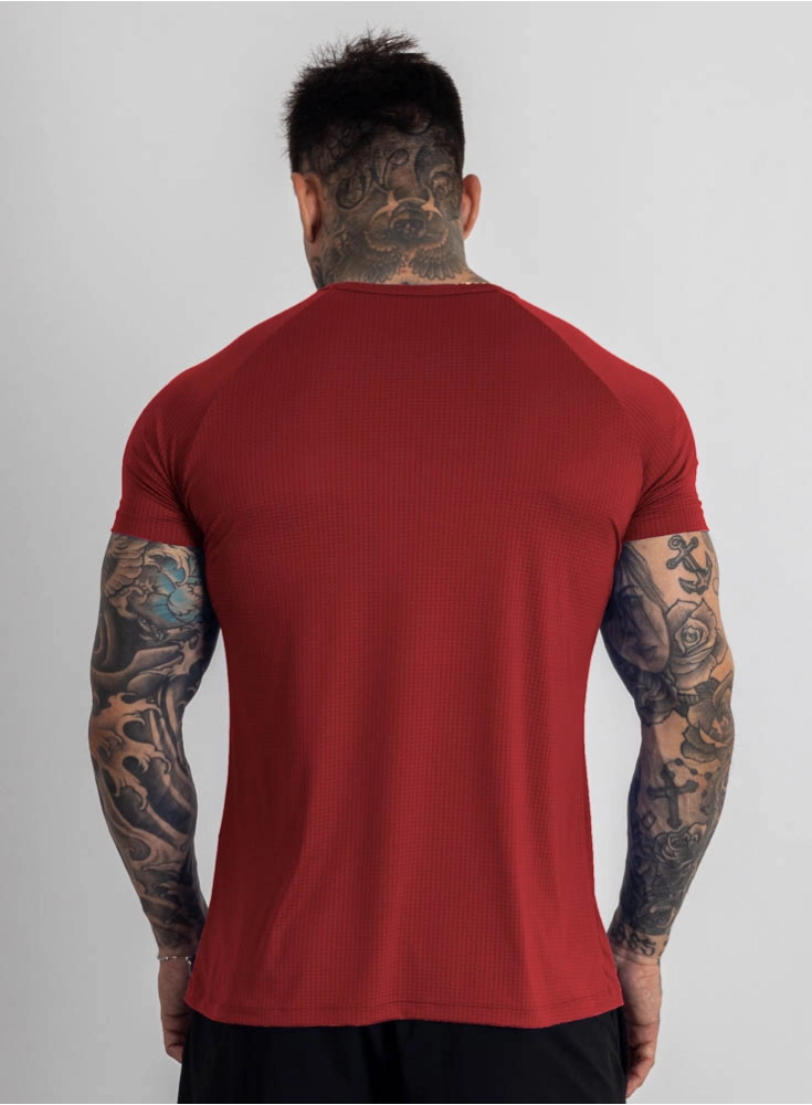 Camiseta Crown Dry Fit Confort Neutral Vermelha Camiseta Crown Dry Fit Confort Neutral Vermelha