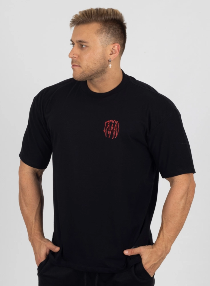 Camiseta Oversized Pantera Terapia Preta