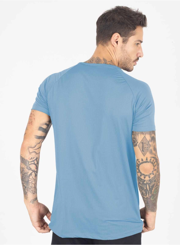 Camiseta Crown Dry Fit Ice Azul Bebê