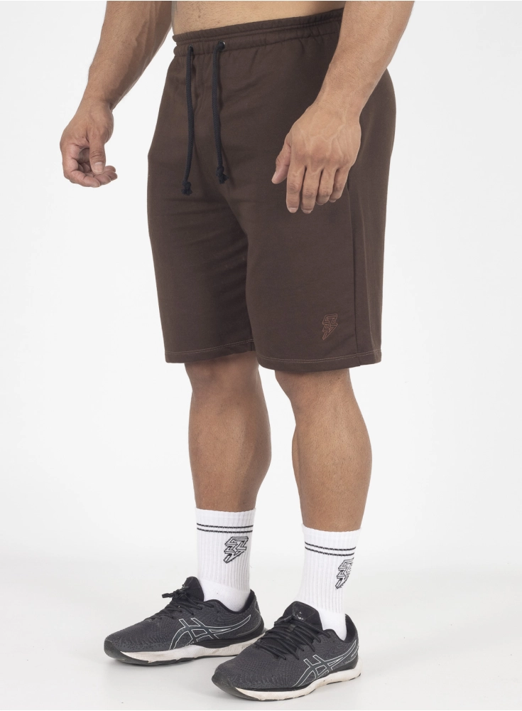 Bermuda Crown Moletom Tradicional Dark Bordada Marrom Bermuda Crown Moletom Tradicional Dark Bordada Marrom