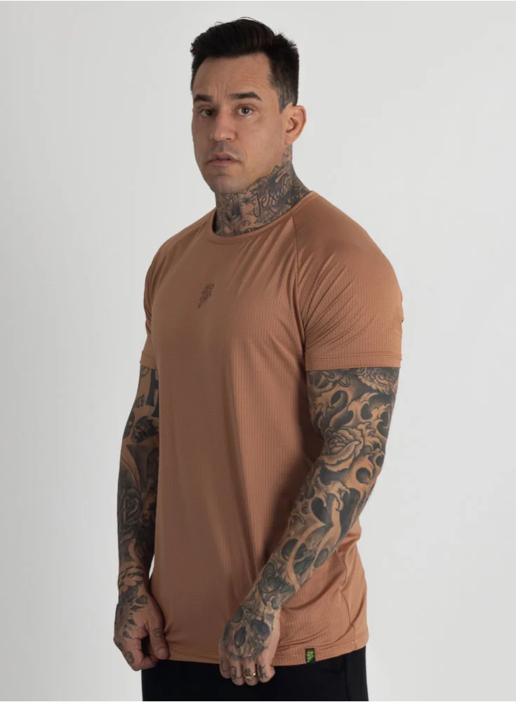 Camiseta Crown Dry Fit ice Logo Mocha Camiseta Crown Dry Fit ice Logo Mocha