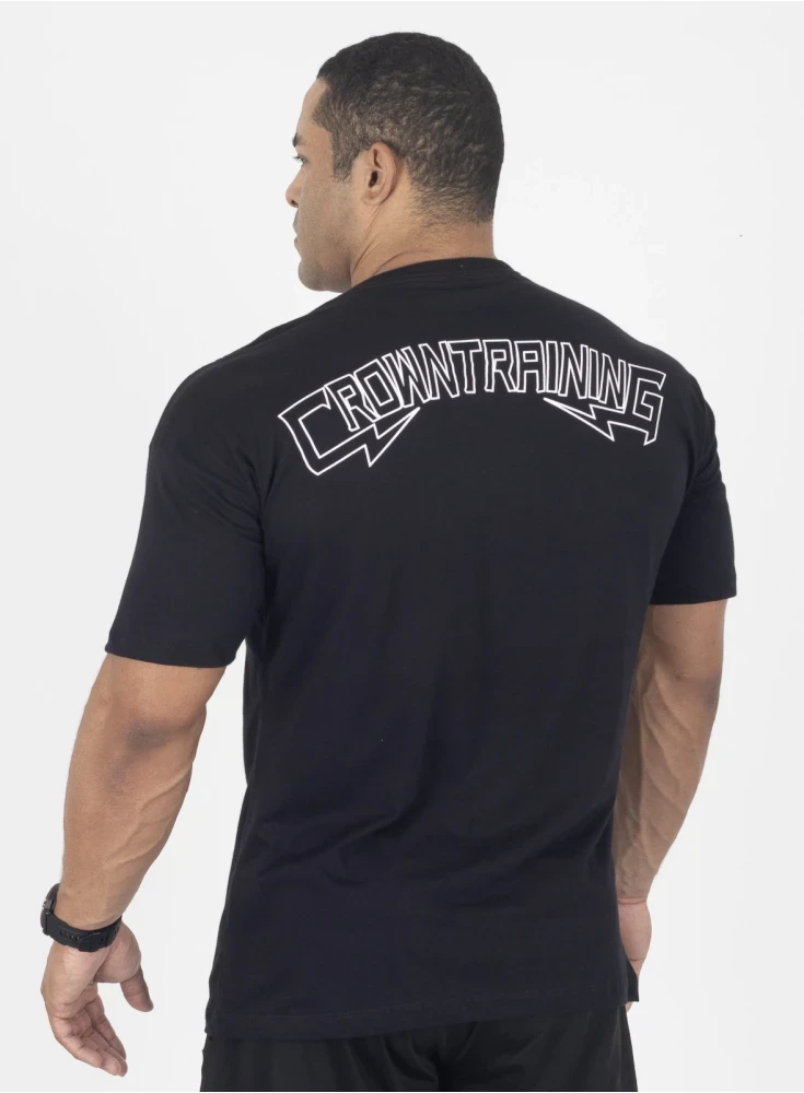 Camiseta Preta Over Spark 