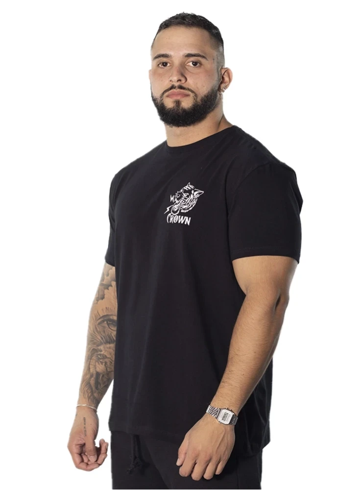 Camiseta  Crown Training Tigre  Preto 