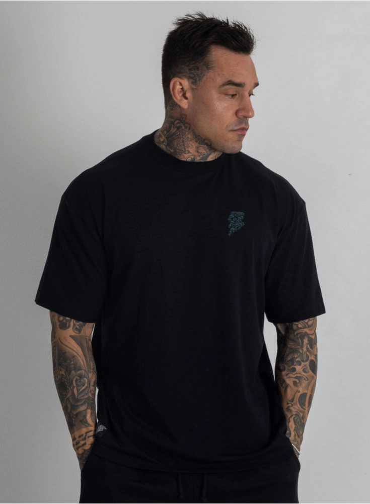 Camiseta Oversized Skull Preta Camiseta Oversized Skull Preta