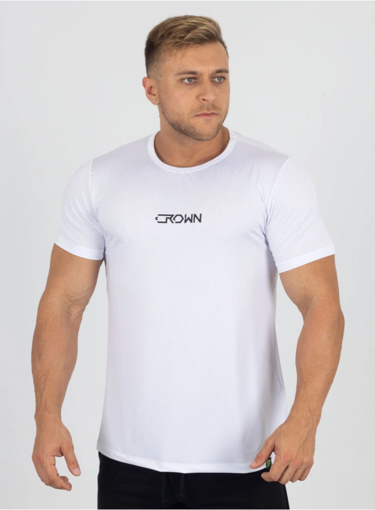 Camiseta Crown Dry Fit Ice HardLine Branca