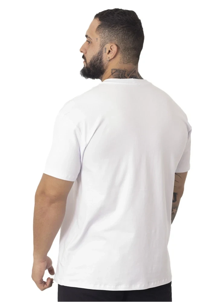 Camiseta Crown Training Bodybuilder  Branco 