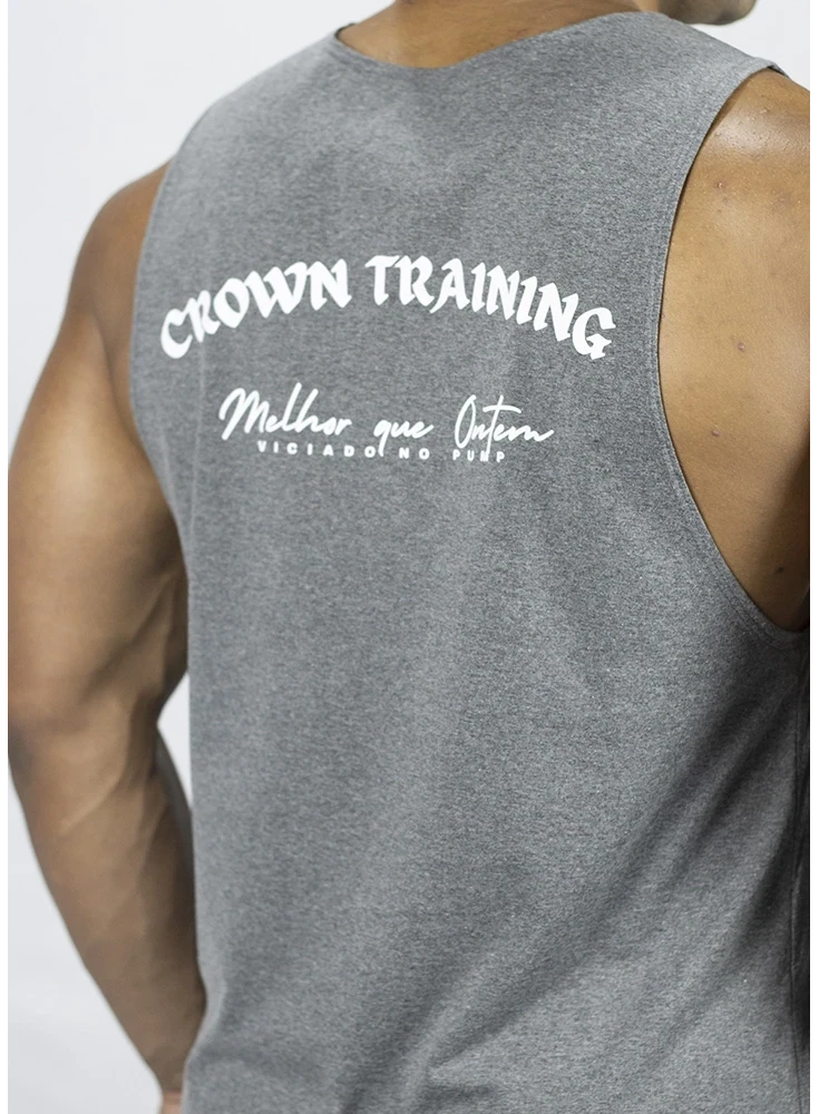 Regata Crown Tank Mescla Escuro