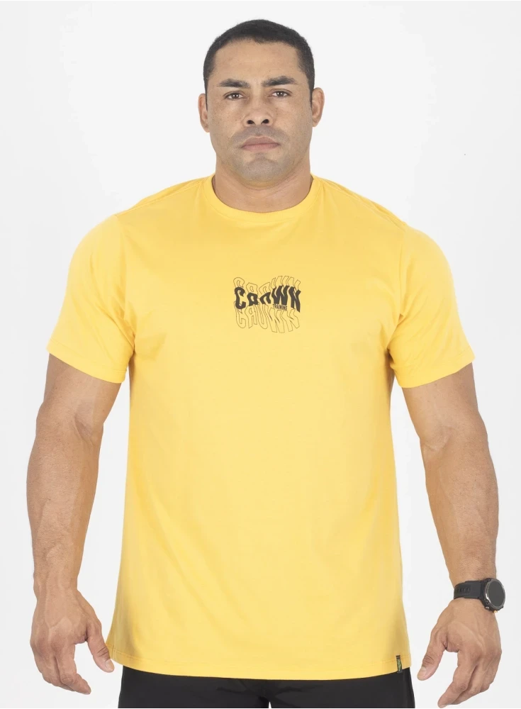 Camiseta Crown Training Wave  Amarelo 
