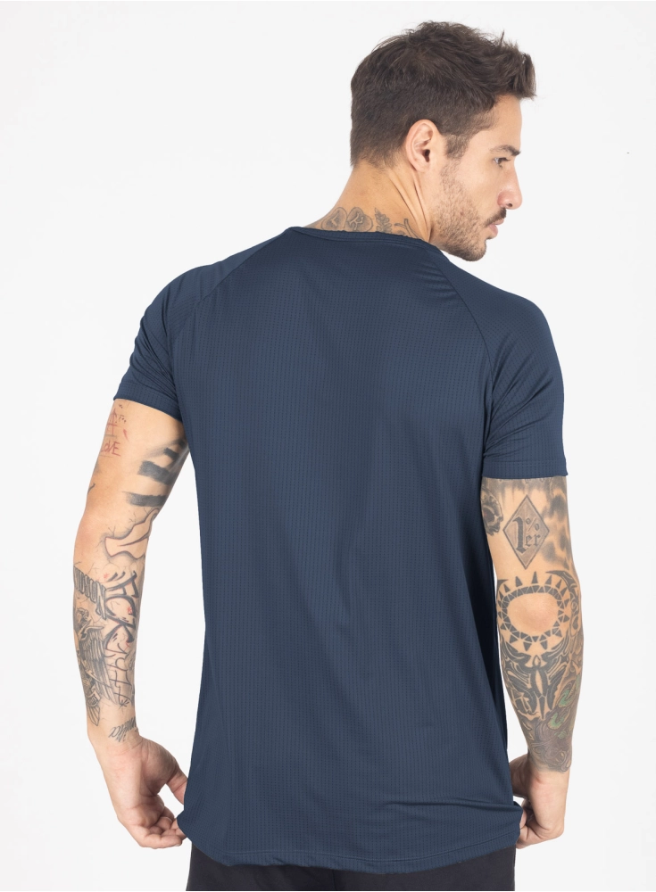 Camiseta Crown Dry Fit ice Classic Azul Marinho
