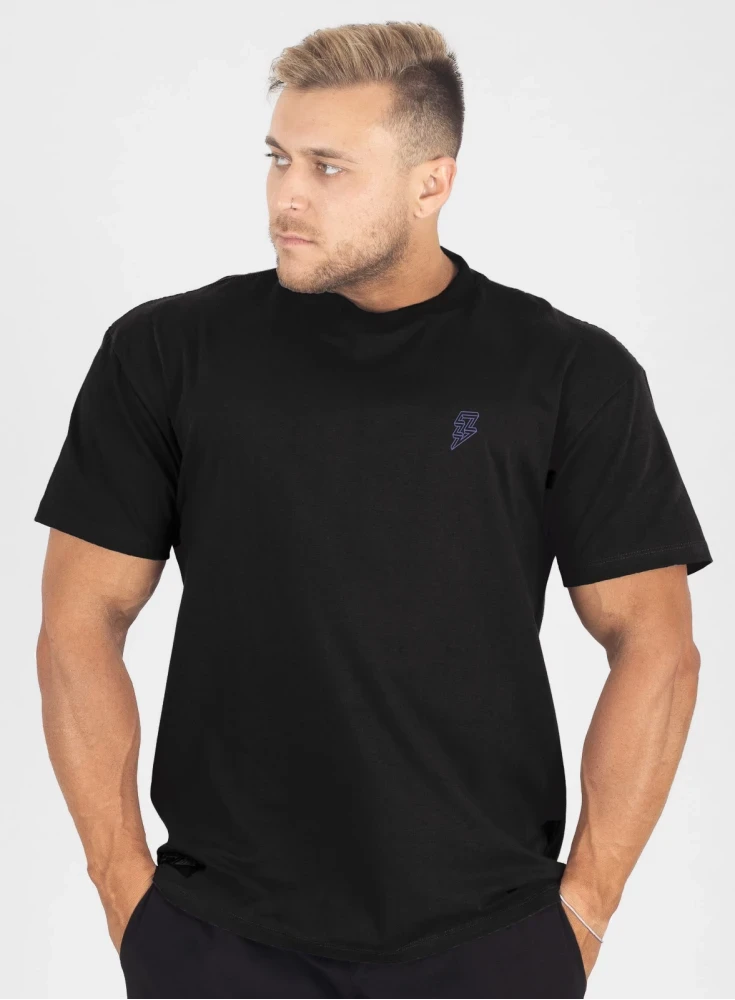 Camiseta Oversized Preta Greek