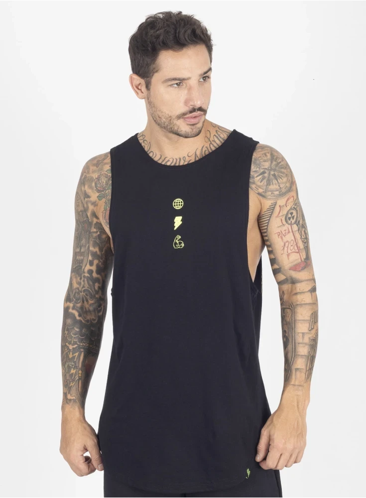 Regata Crown Tank Conquest  Preto 