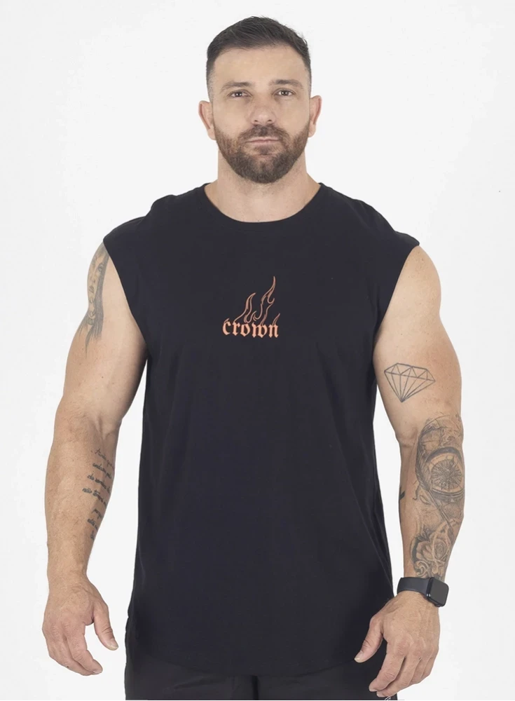 Regata Crown Japonesa Fire Preto 