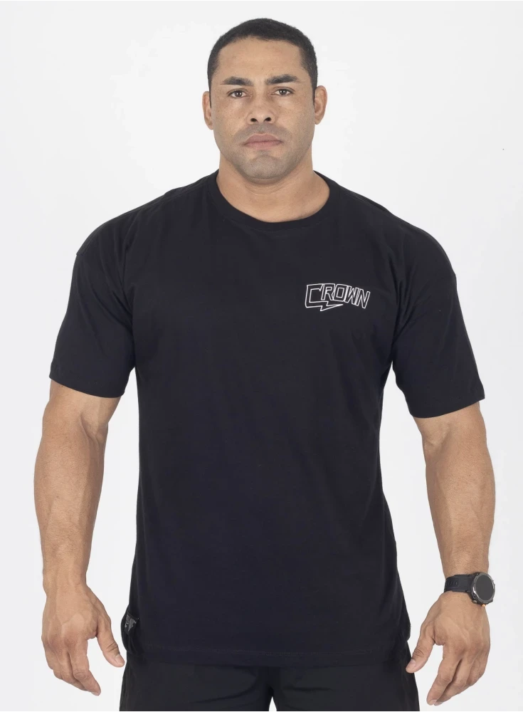 Camiseta Preta Over Spark 