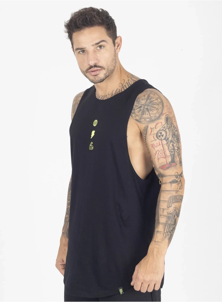 Regata Crown Tank Conquest  Preto 
